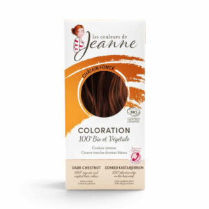 COLORATION VEGETALE CHATAIN FONCE 100GR LES COULEURS DE JEANNE