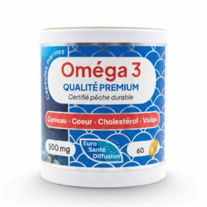 Huile oméga 3 500 mg 60 gélules ESD