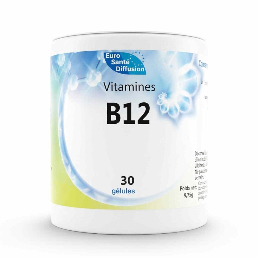 Vitamine B12 500 mcg 30 gélules ESD