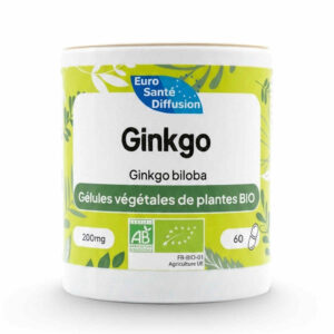 GINKGO BILOBA FEUILLE 200MG 60GEL ESD