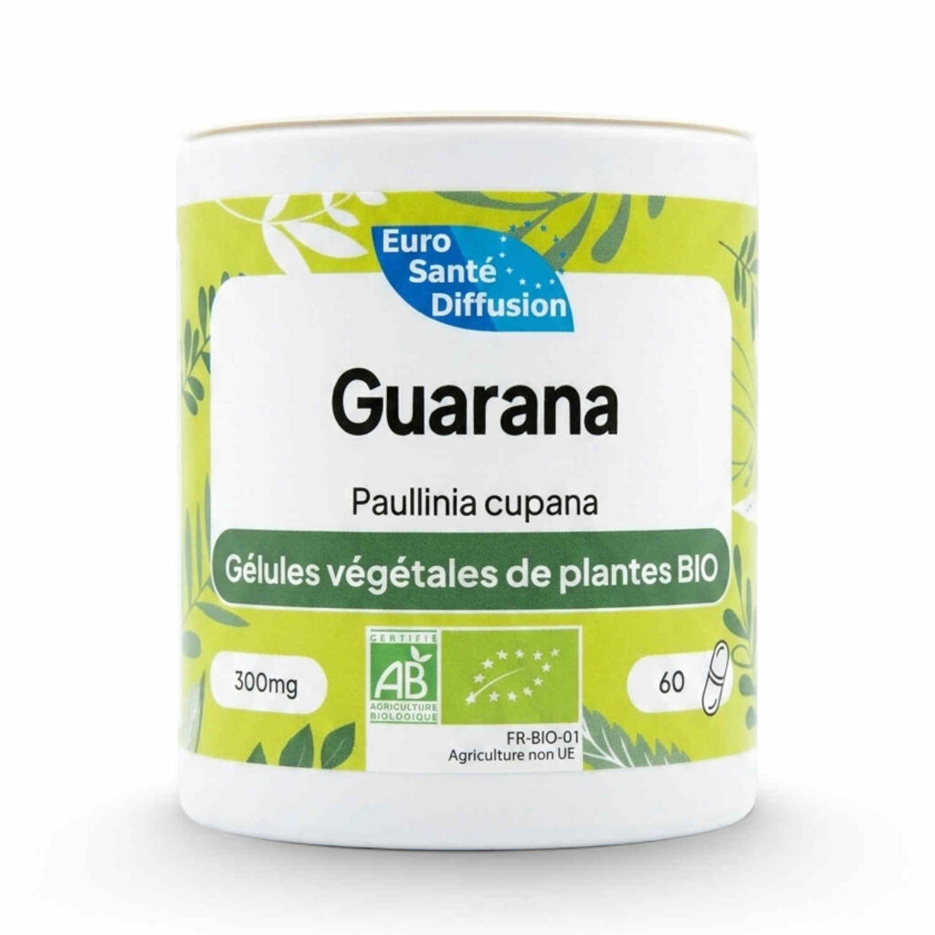 Guarana 300 mg 60 gélules bio ESD