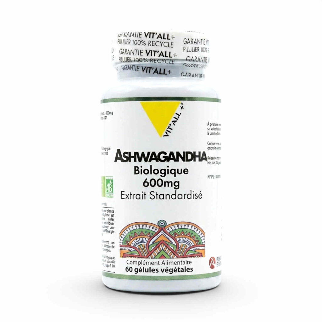 Ashwagandha 60 gélules Vitall+