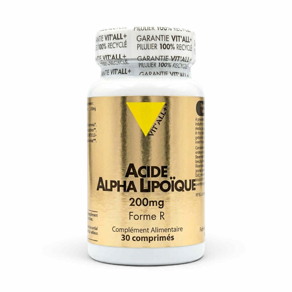 Acide alpha-lipoïque 30 comprimés Vitall+