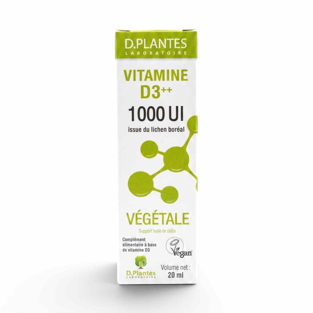 Vitamine D3 végétale 1000 UI D.Plantes Laboratoire