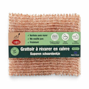 GRATTOIR CUIVRE GRAND FORMAT 20X17CM LA DROGUERIE ECOLOGIQUE