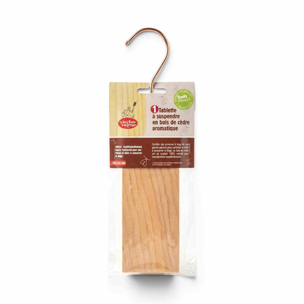 Sachet 1 Tablette en Cedre à Suspendre