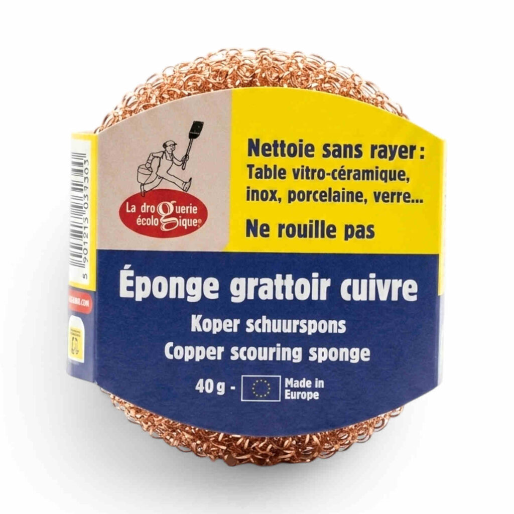 Eponge Grattoir Cuivre la Droguerie Ecologique