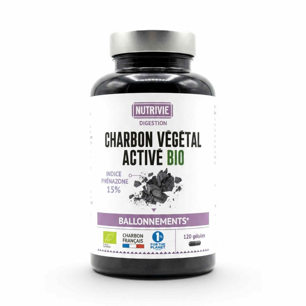 Charbon Végétal Active X120G Nutrivie