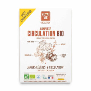 COMPLEXE CIRCULATION 20 AMPOULES DE 15ML NUTRIVIE