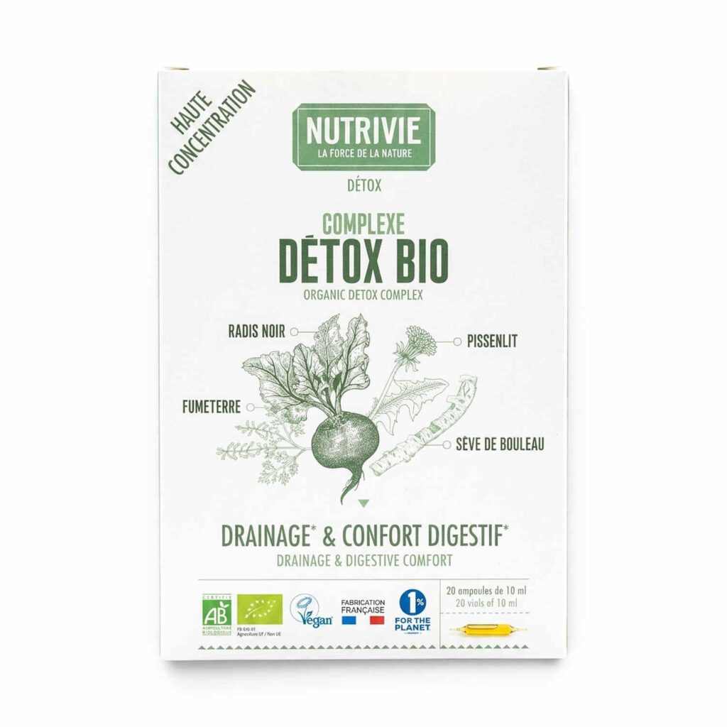 Complexe Detox 20 Ampoules de 15ml Nutrivie