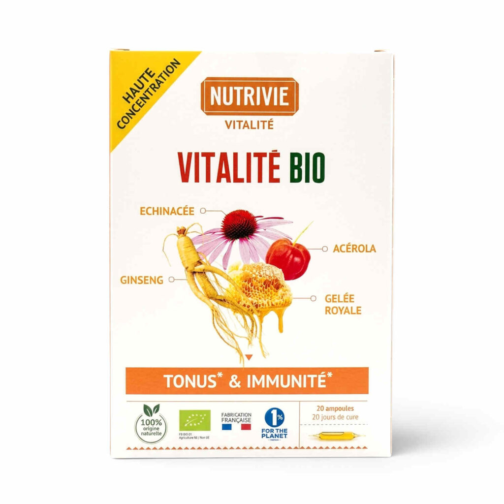 Complexe vitalité x 20 Nutrivie