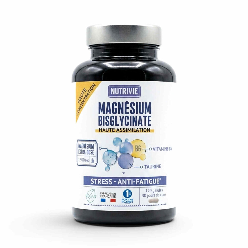 Magnésium bisglycinate 120 gélules Nutrivie