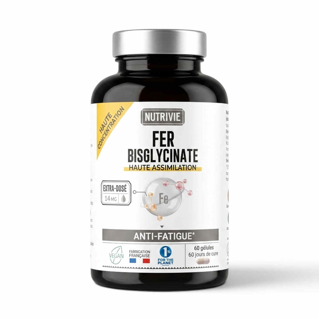 Fer bisglycinate 60 gélules Nutrivie