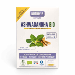 Ashwagandha 60 gélules Nutrivie