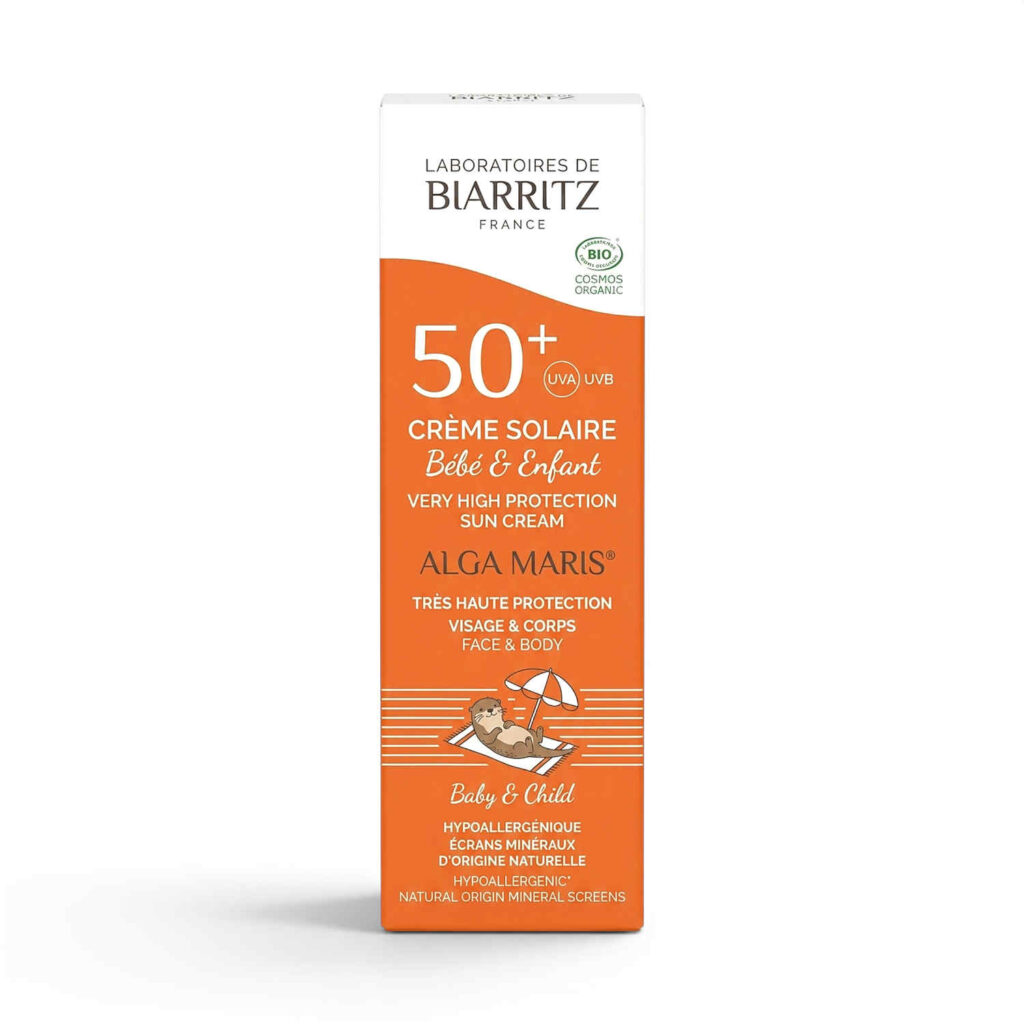 Crème solaire bébé/enfant SPF 50+ 100 ml Laboratoire Biarritz