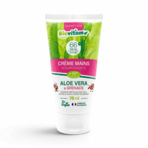 CREME SOIN MAINS ALOE VERA GRENADE 75ML BIOVITAM
