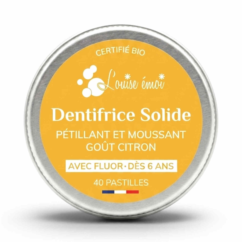 Dentifrice solide citron x 40 Louise Émoi