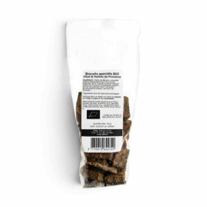 BISCUITS APERITIFS OLIVES HERBES PROVENCE 125GR EPI ET PEPITE