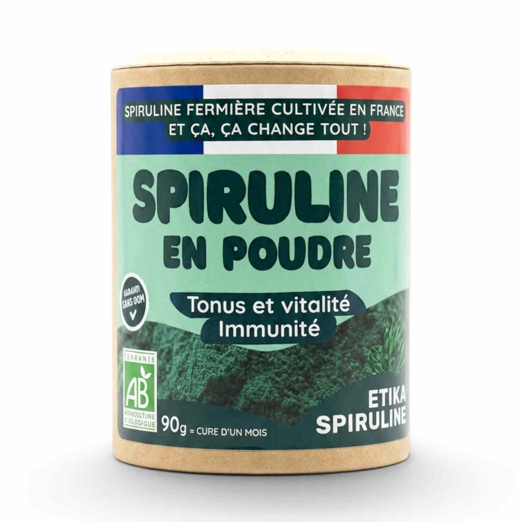 Spiruline poudre 90 g Etika Spirulina