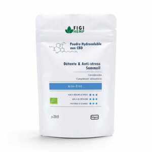 Poudre hydrosoluble sommeil/antistress/relax 80 g FIGI HEMP