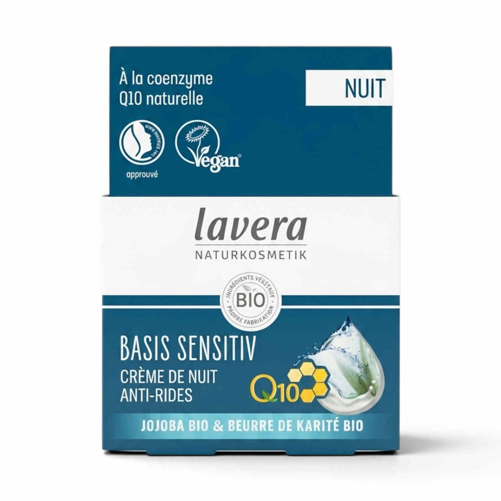 Crème Nuit Sensitiv Q10 50ml Lavera