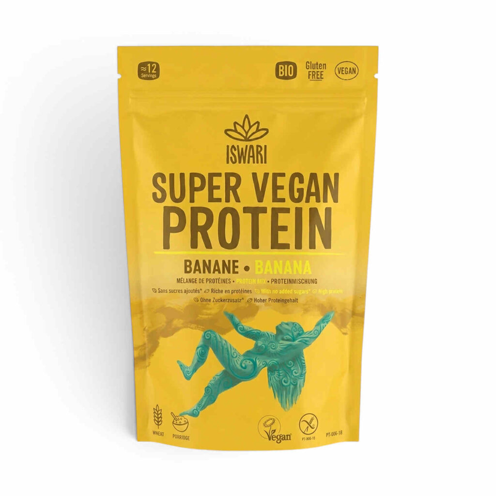 Super Vegan protéines banane 250 g Iswari