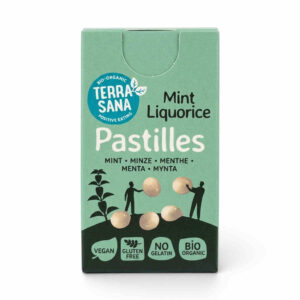 REGLISSE PASTILLES MENTHE 25GR TERRASANA