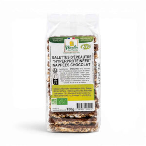 GALETTES EPEAUTRE CHOCOLAT HYPERPROTEINEES 150GR MOULIN DES MOINES