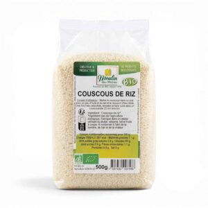 COUSCOUS RIZ 500GR MOULIN DES MOINES