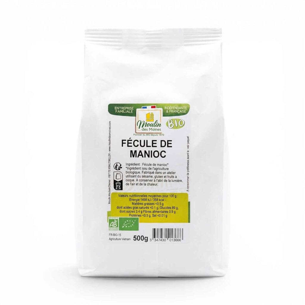 Fecule Manioc 500gr Moulin des Moines