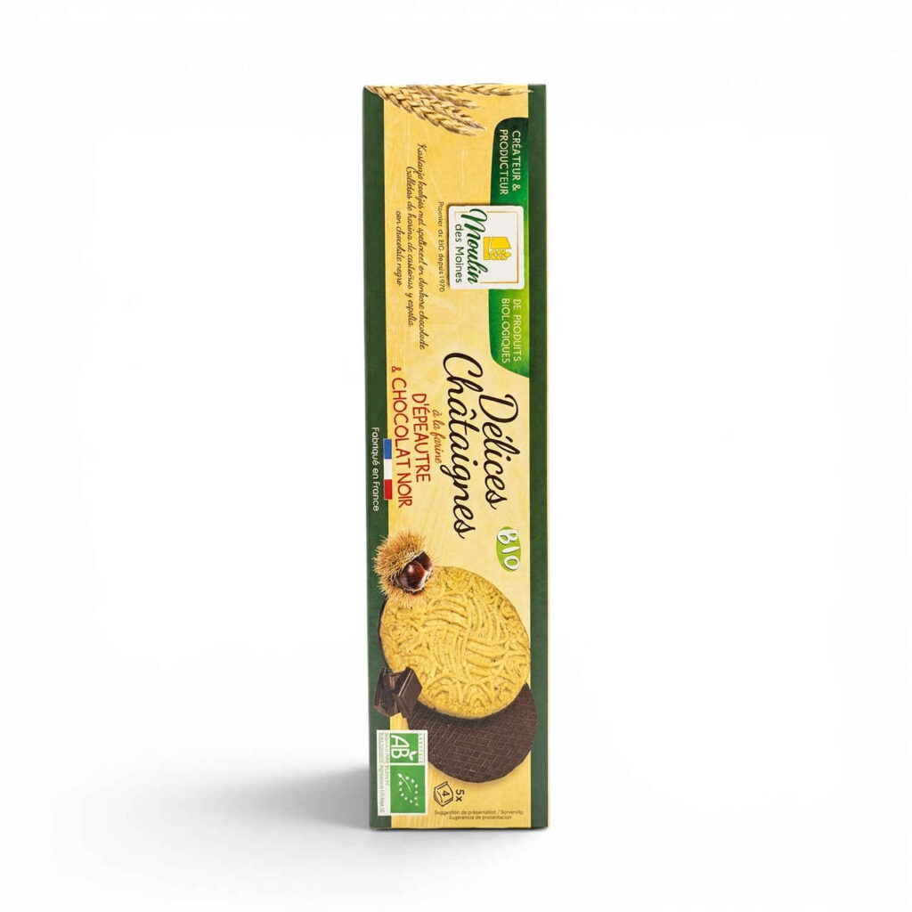 Delices Chataignes Chocolat 175gr Moulin des Moines
