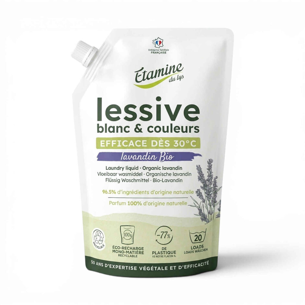 Lessive Blanc et Couleurs Lavandin 1l Etamine du Lys