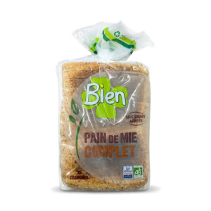 PAIN DE MIE COMPLET TRANCHE 500GR BIEN