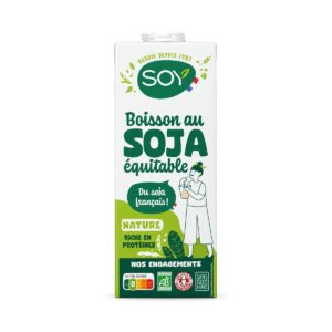Boisson au soja nature 1 L - SOY, Biomonde Lavaur