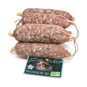 Saucisson sec bio 180 g - Maison FOURGASSIE, Biomonde Lavaur