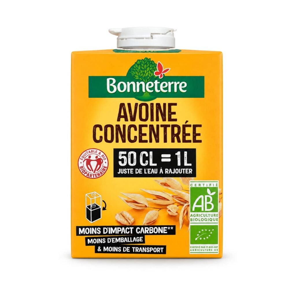 Boisson d’avoine concentrée 50 cl Bonneterre