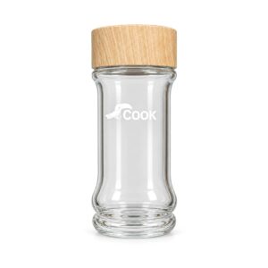 FLACON VERRE VIDE SERIGRAPHIE 119GR COOK, Biomonde Lavaur