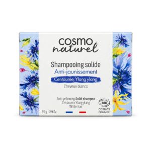 Shampooing solide anti-jaunissement 85 g - Cosmo Naturel, Biomonde Lavaur