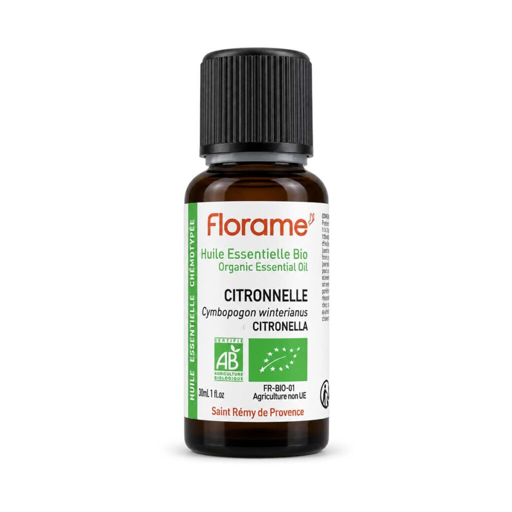 Huile essentielle de citronnelle 30 ml Florame