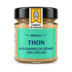 Rillettes de thon au sésame 100 g - L’Atelier de Vincent, Biomonde Lavaur