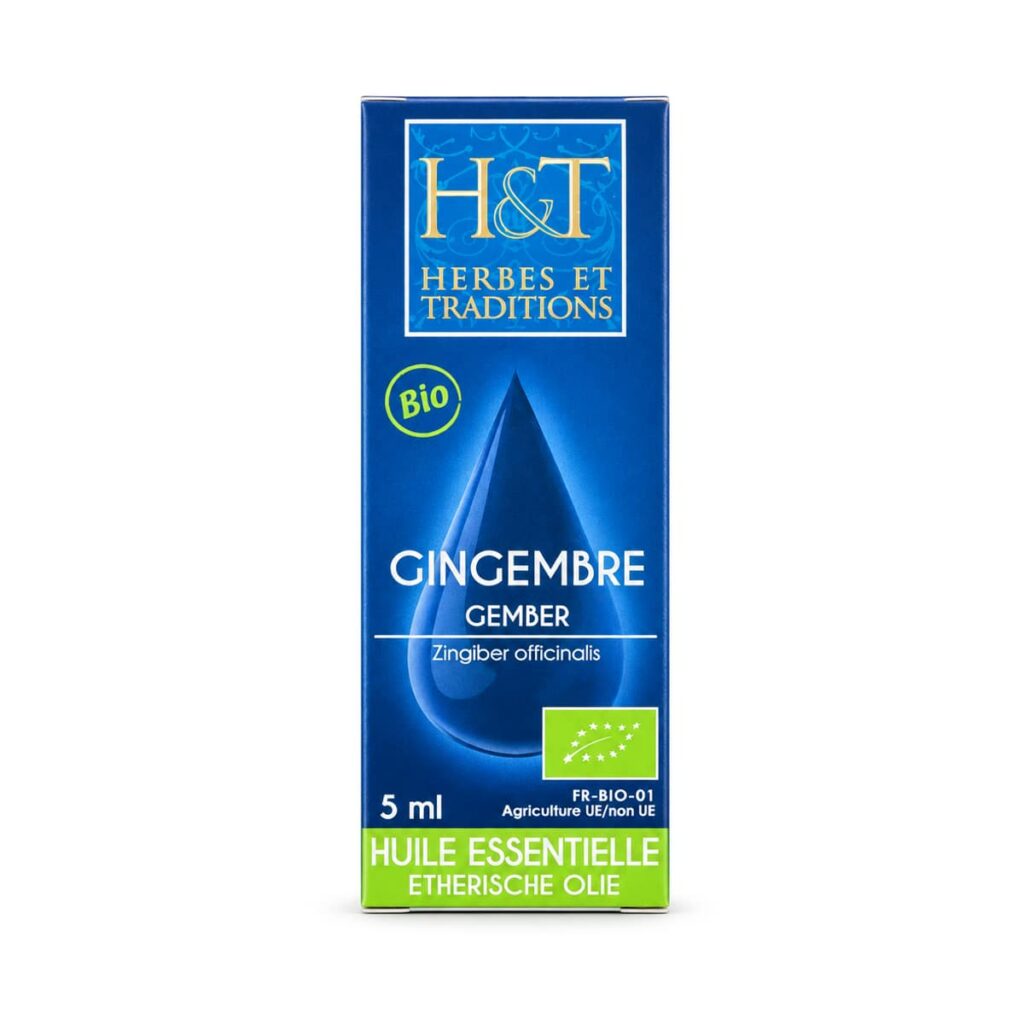 Huile essentielle de gingembre 5 ml Herbes et Traditions