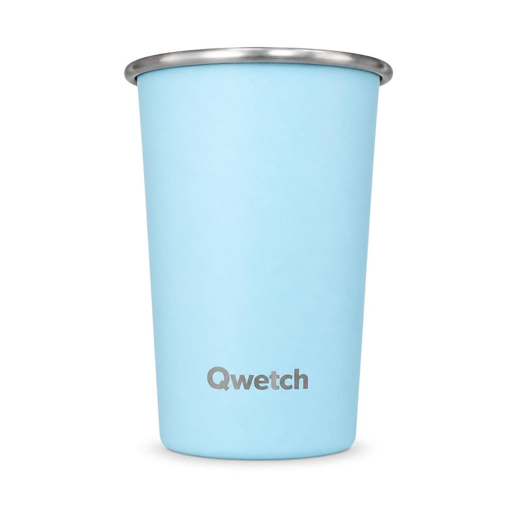 Gobelet en inox brossé 300 ml Qwetch