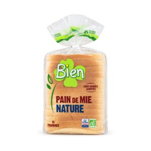 PAIN DE MIE NATURE 500G BIEN, Biomonde Lavaur