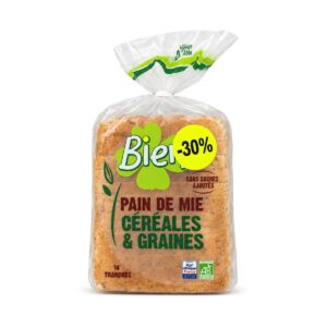 Pain de mie céréales 500 g - Bien, Biomonde Lavaur