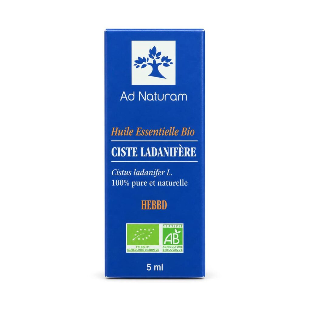 Huile essentielle de ciste ladanifère 5 ml Ad Naturam