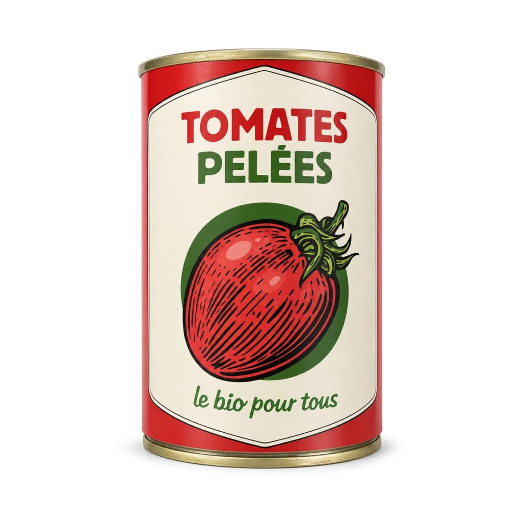 Tomates pelées 400 g Le bio pour tous