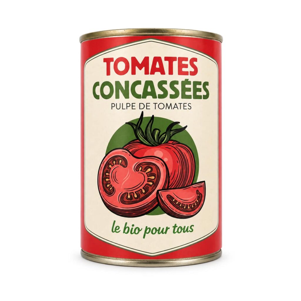 Tomates concassées 400 g Le bio pour tous