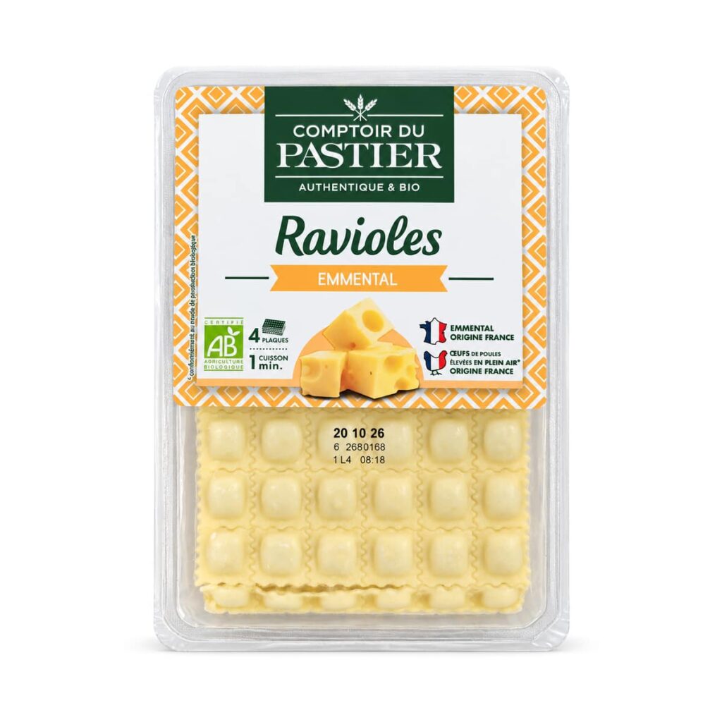 Ravioles à l’emmental 240 g Comptoir du Pastier
