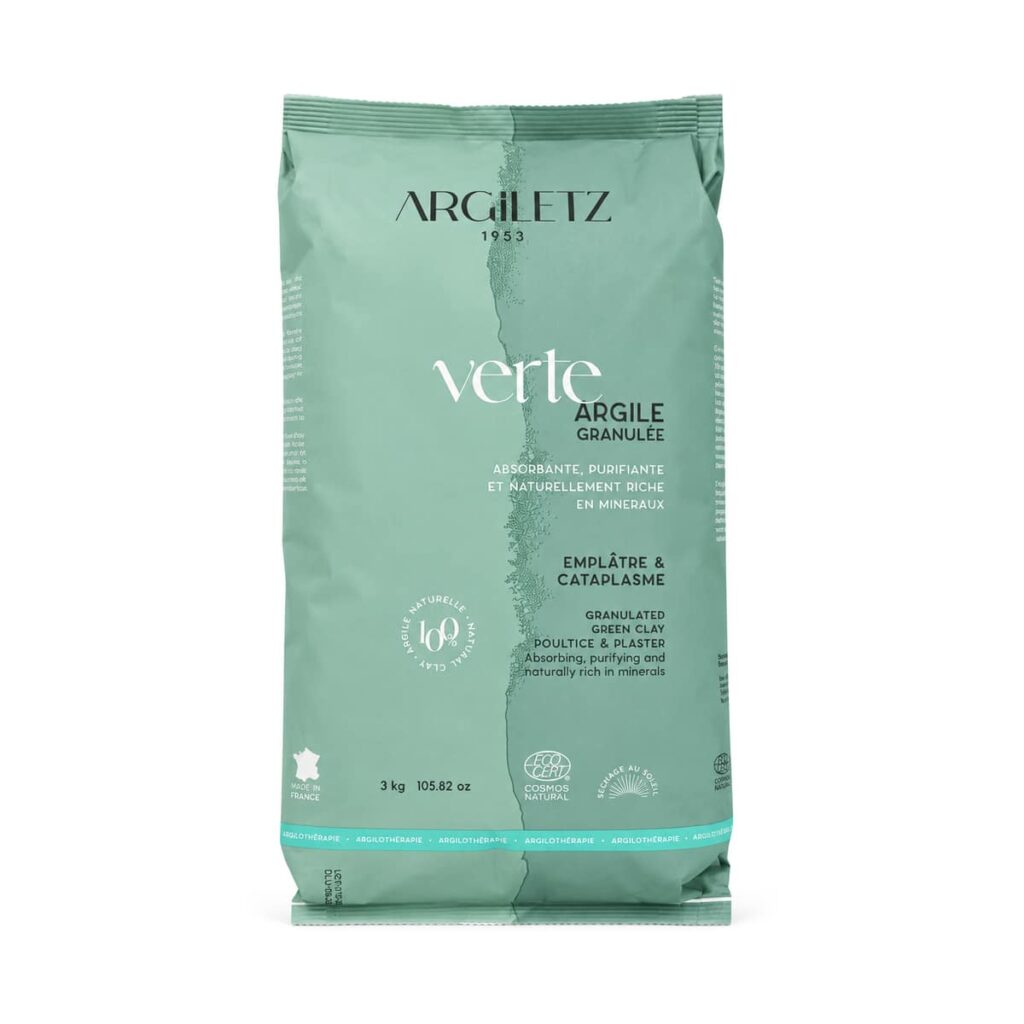 Argile verte granulée 3 kg Argiletz