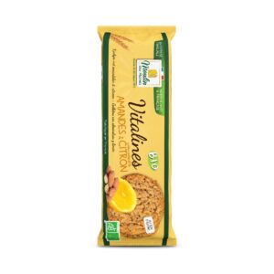 Sablés à l’amande et au citron son d’avoine 200 g Moulin des Moines